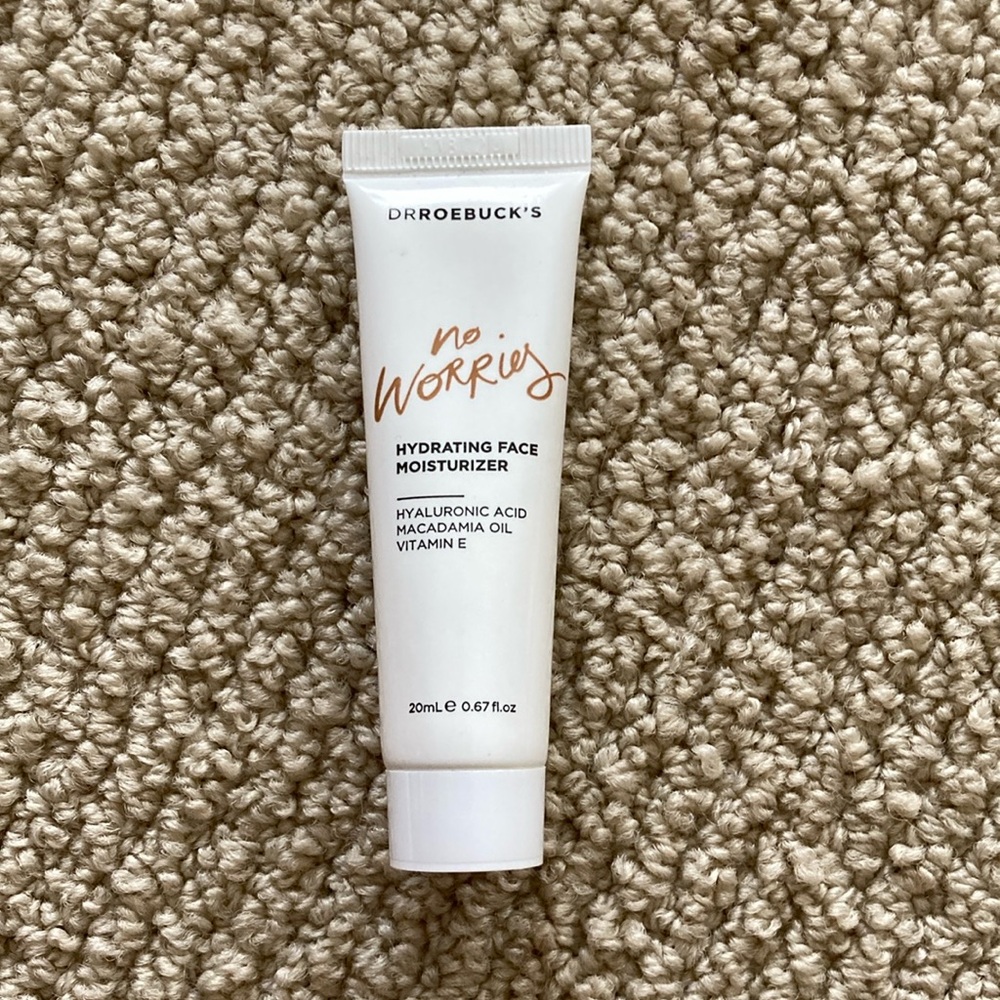 NEW Dr. Roebucks No Worries Hydrating Face Moisturizer Cream 0.67 fl oz Travel
